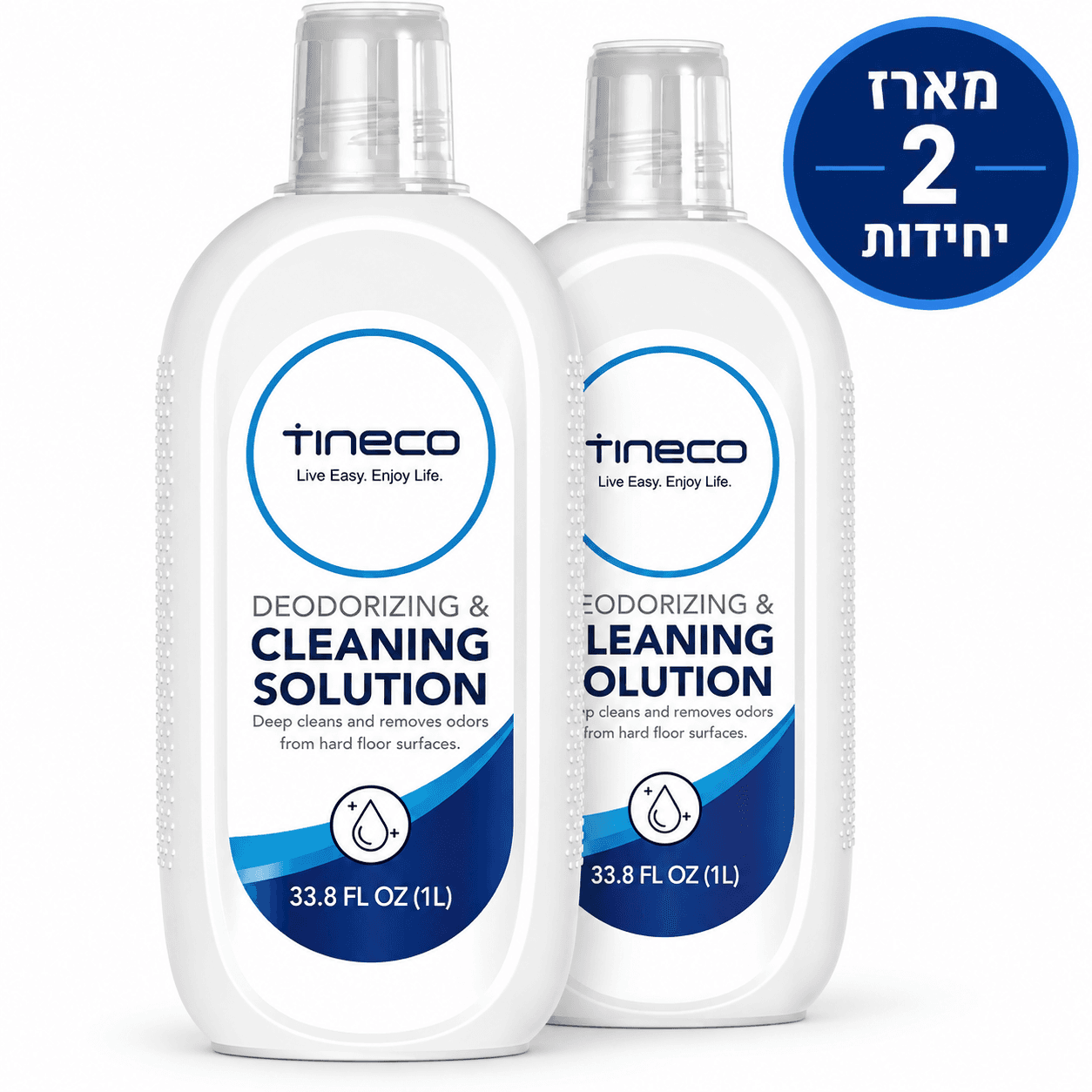 מארז 2 תמיסות ניקוי Tineco Multi-Surface בנפח 1 ליטר - סה״כ 2 ליטר
