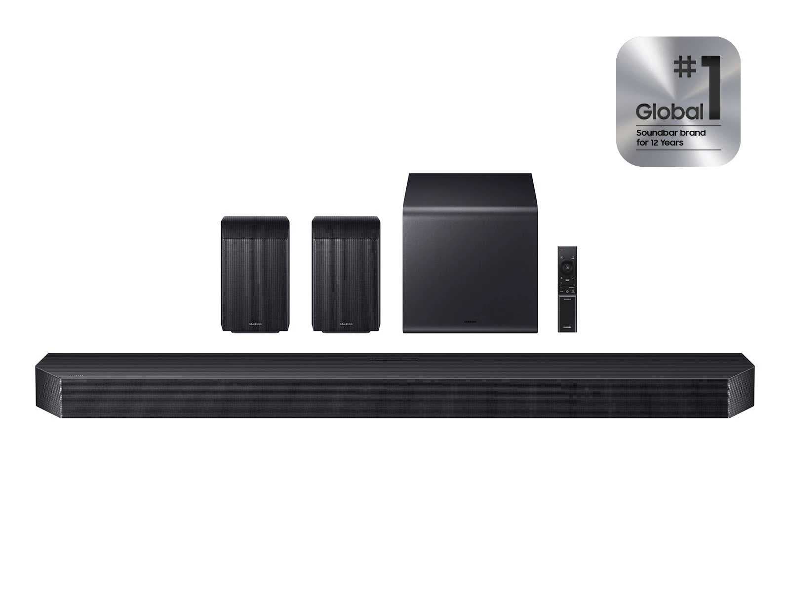 מקרן קול Samsung HW-Q990H 11.1.4 ערוצים Dolby Atmos עם סאבוופר ורמקולים אחוריים - יבואן רשמי משלוח מהיר