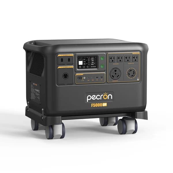 תחנת כוח ניידת PECRON F5000LFP בהספק 7200W וקיבולת 5120Wh משלוח מהיר