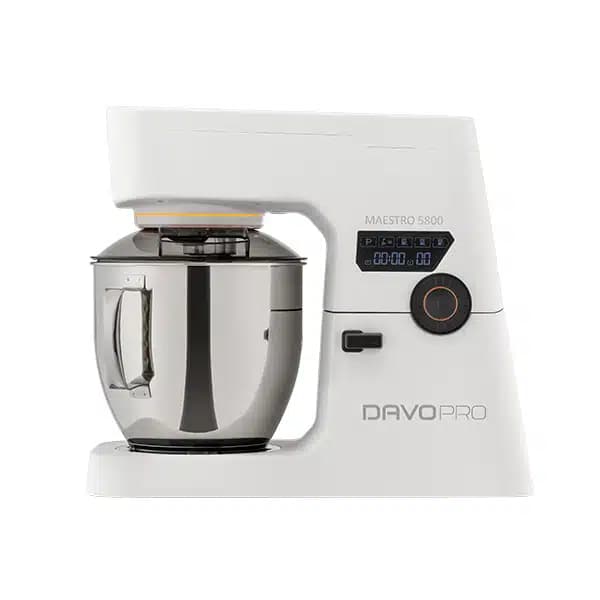 מיקסר מקצועי DAVO PRO DSM5850 מאסטרו לבן מינרלי עם קערת נירוסטה 7.8 ליטר ו־10 מהירויות - יבואן רשמי | משלוח מהיר