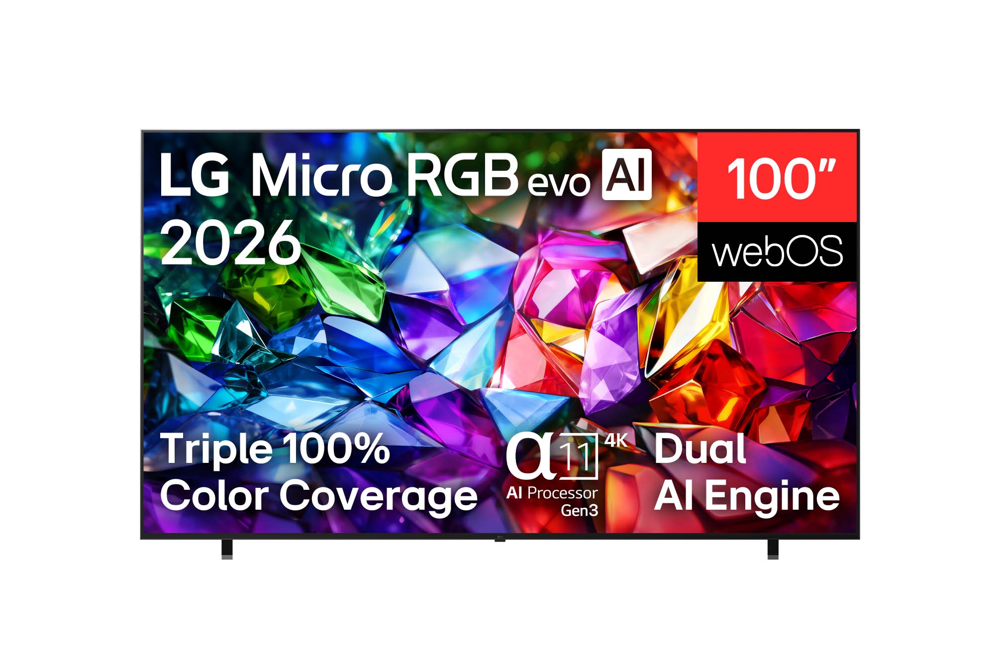 �������� 100 ����' LG 100MRGB85B6C � Mini RGB evo AI 4K �� 144Hz | ����� ����