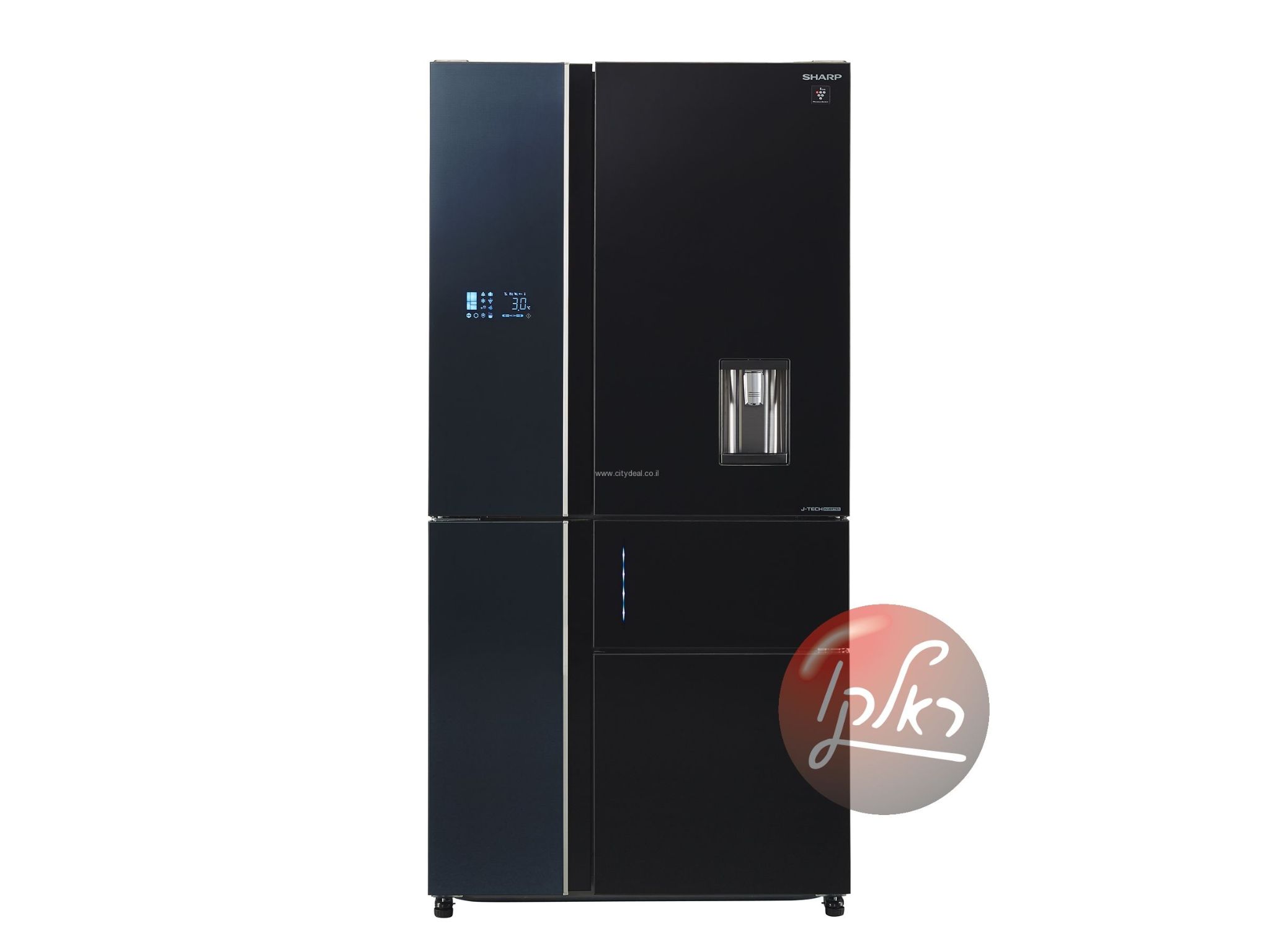 מקרר מקפיא תחתון Sharp דגם SJ-R9831 מקרר מקפיא תחתון Sharp דגם SJ-R9831