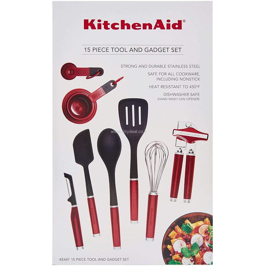 סט כלים קלאסי 15 חלקים KitchenAid קיטשן אייד סט כלים קלאסי 15 חלקים KitchenAid קיטשן אייד