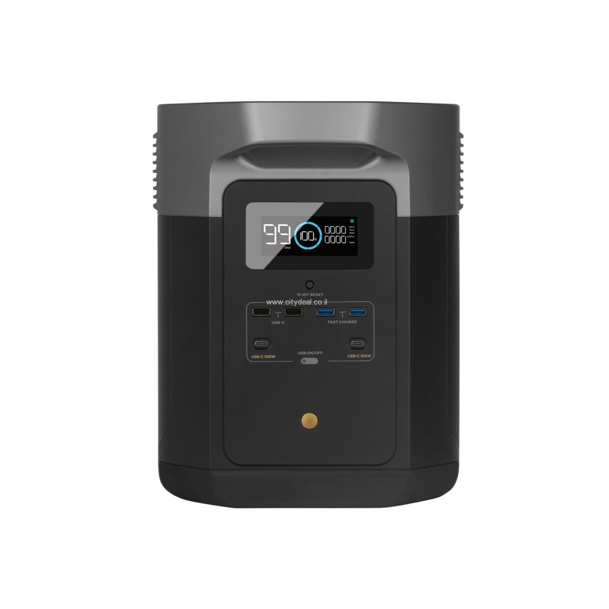 תחנת כוח ניידת EcoFlow DELTA 2000Max – תחנת כוח ניידת לגיבוי חשמל לבית ולשטח