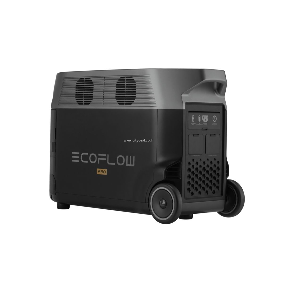 EcoFlow DELTA Pro עם אפשרות הרחבה באמצעות סוללות נוספות לקיבולת גבוהה יותר