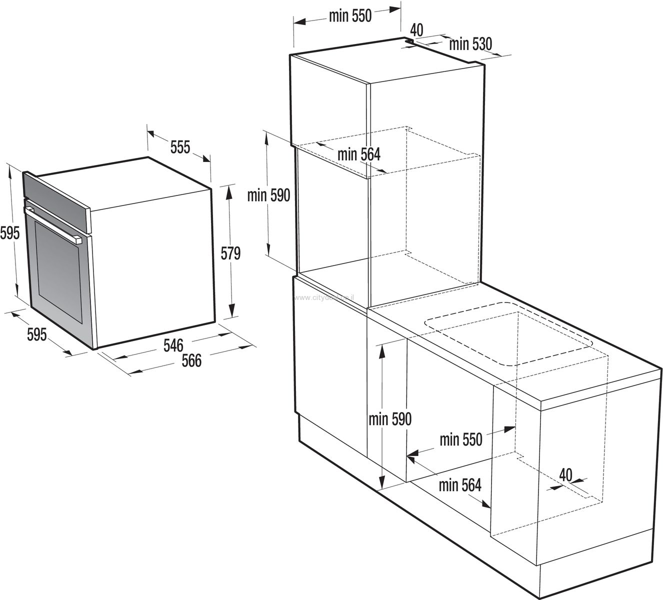���� ���� �������� gorenje ��� BOP798S37BG ����� ����� | 36 ��� ��� �����