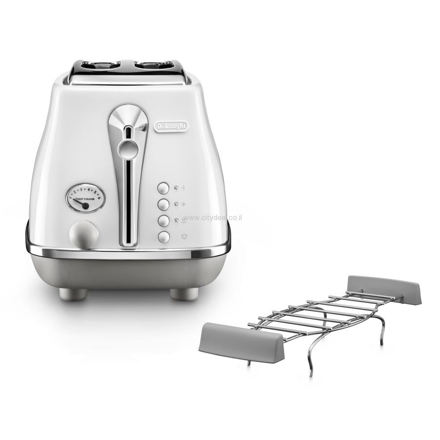 מצנם 2 פרוסות DeLonghi דגם CTOC2103W יבואן רשמי ! מצנם 2 פרוסות DeLonghi דגם CTOC2103W יבואן רשמי !