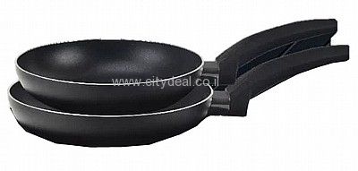 סט 2 מחבתות CHORMEX CH-756 ניתן לאיסוף סט 2 מחבתות CHORMEX CH-756 ניתן לאיסוף