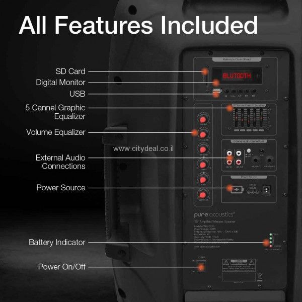  �������� ������ ����� 15� Pure Acoustics ��� PMW-3015 ����� ���� | ���� ������