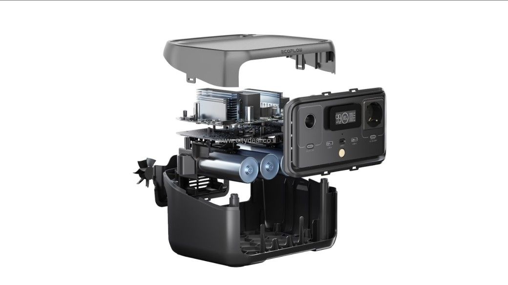 תחנת כוח ניידת EcoFlow RIVER 2 – תחנת כוח ניידת קומפקטית ונוחה לנשיאה