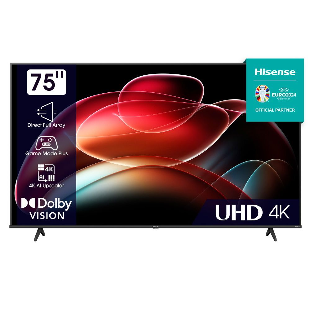 �������� ����  75" Hisense ��� 75A6K UHD 4K DLED ����� ����