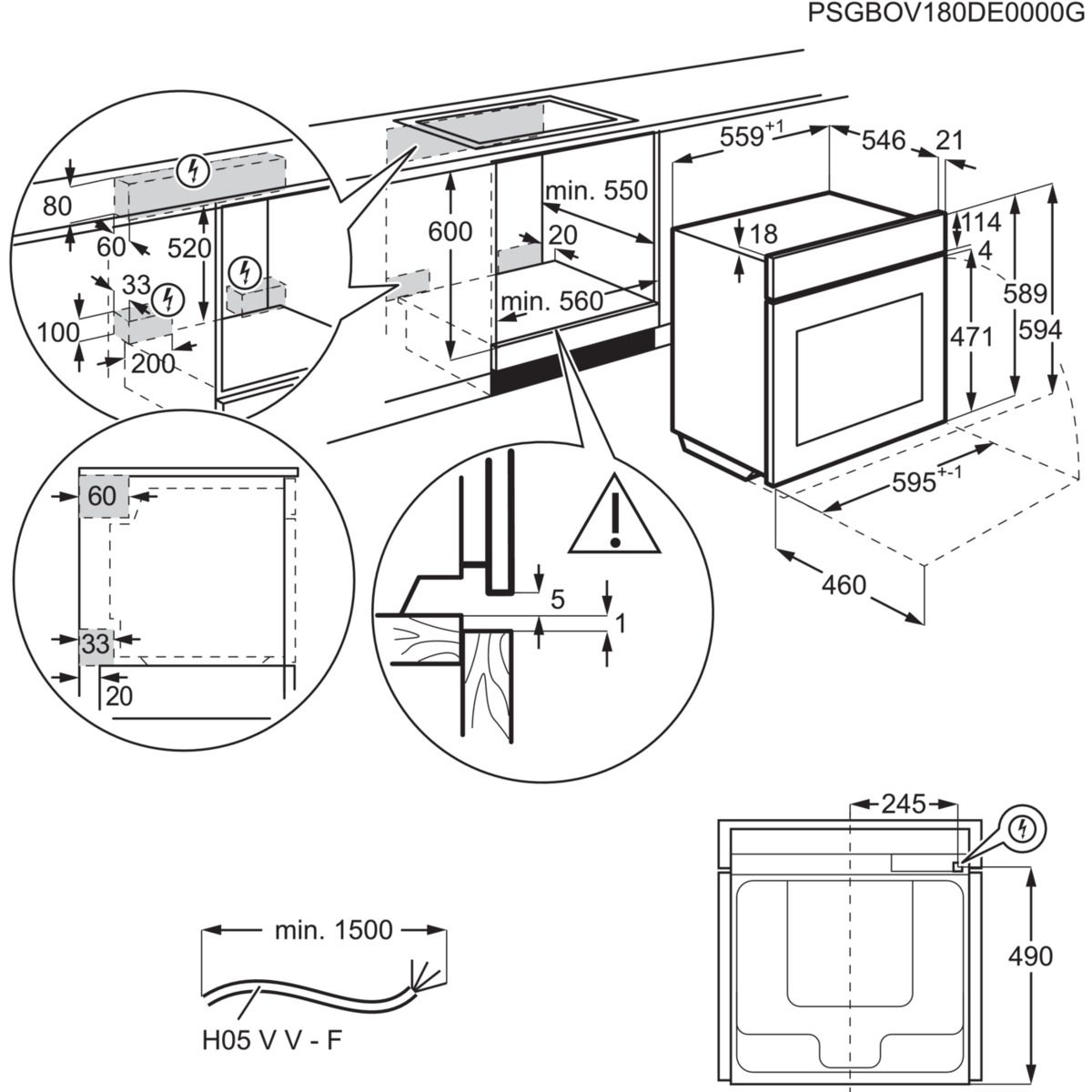 ���� ���� �������� AEG ��� BPE255632B ���� Frame ����� ����