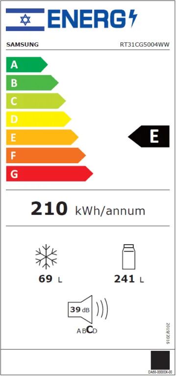 ���� ����� ����� Samsung ��� RT31CG5004WW ����� ����