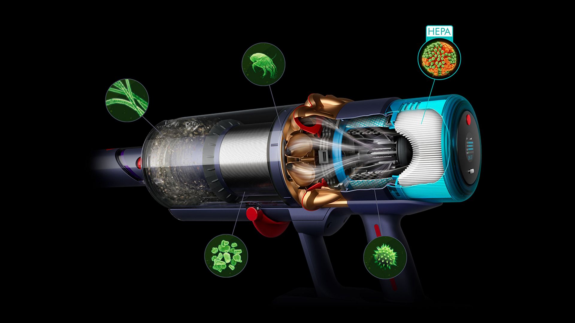 ���� ��� ������ ���� Dyson ��� Gen5Detect Absolute ����� ����
