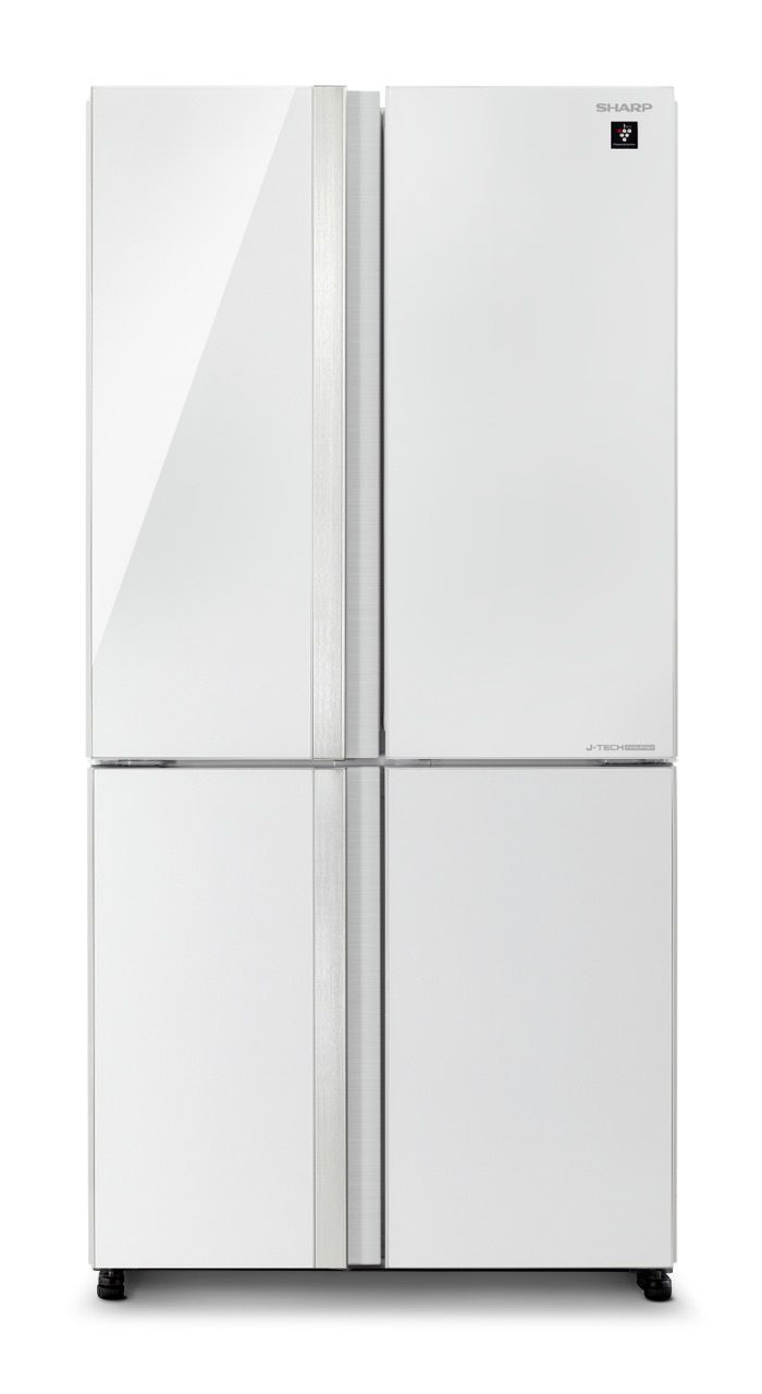 מקרר 4 דלתות מקפיא תחתון SHARP דגם SJ-FSRN87WH אספקה מהירה מקרר 4 דלתות מקפיא תחתון SHARP דגם SJ-FSRN87WH אספקה מהירה