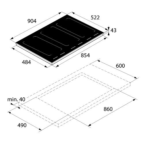 ������ ��������� ����� 90 ��� 6 ����� ����� ASKO HI1995G ���� | ����� �����