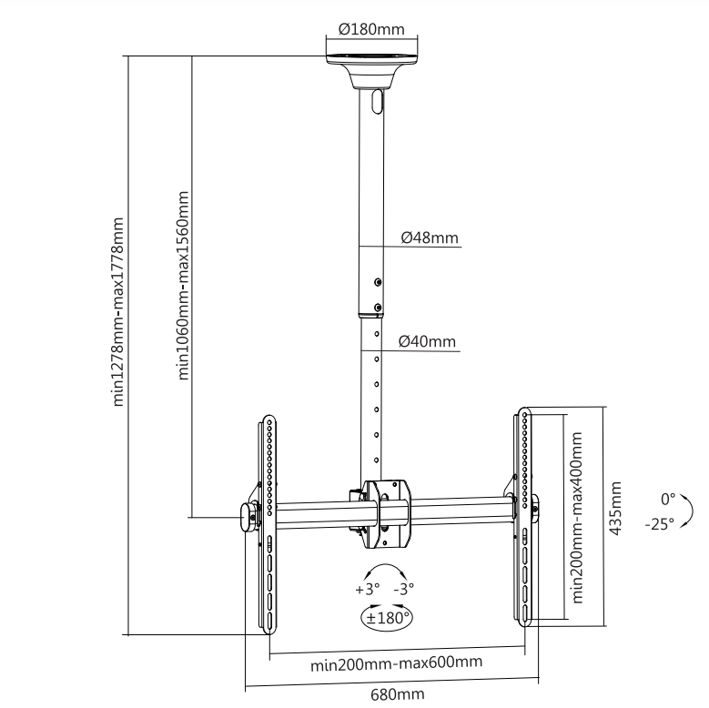���� ����� ������� ����� ��� �� 70" ��� PLB-CE946-02L