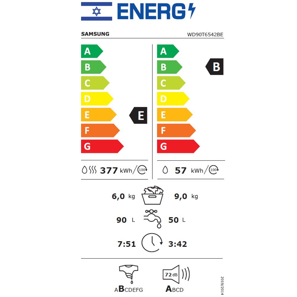 ����� ����� ������ ����� SAMSUNG WD90T6542BE | ������ ����� ����