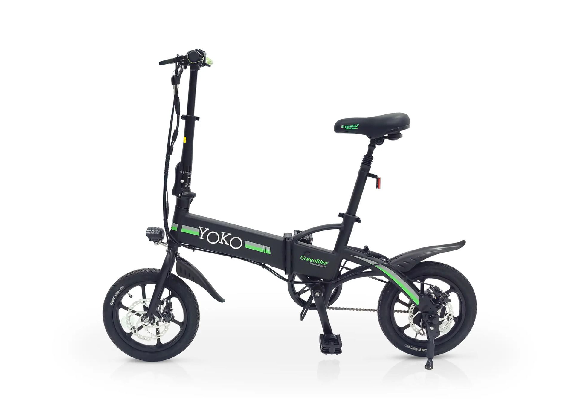 אופניים חשמליים מתקפלים GreenBike דגם Yoko 16 יבואן רשמי - 36V/10.6AH אופניים חשמליים מתקפלים GreenBike דגם Yoko 16 יבואן רשמי - 36V/10.6AH