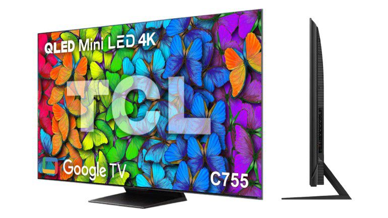 �������� ���� 85 ���� TCL ��� 85C755 QLED Mini LED 4K ����� ����