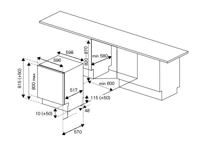 ���� ���� �������� ��� 15 ������ ���� 60 �"� Bertazzoni ��� DW6083PRTS ����� ����