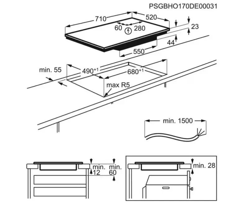 ������ ��������� ELECTROLUX ��� EIV734