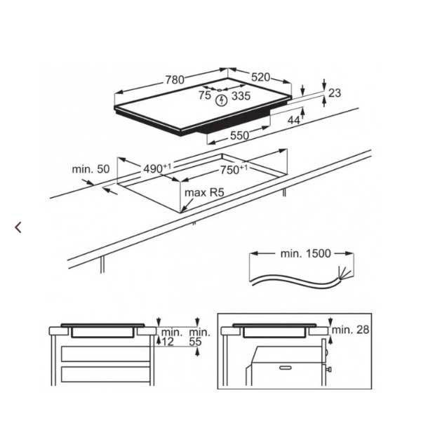 ������ ��������� 5 ����� 80 �"� ELECTROLUX ��� EIV84550 ����� ���� | ����� �����
