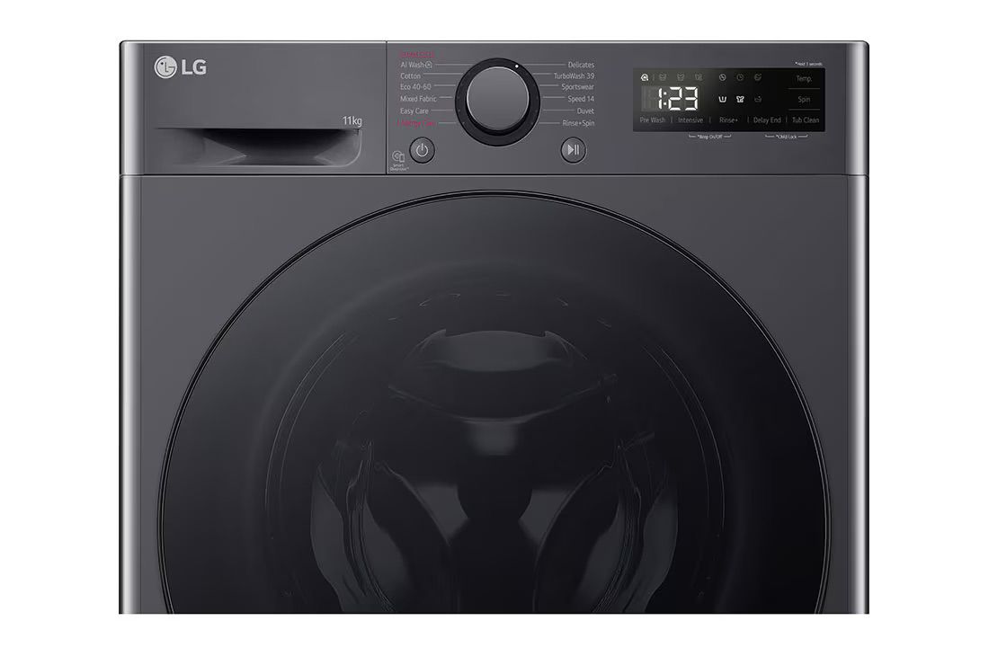 LG F4WR511S2M TurboWash LG F4WR511S2M טכנולוגיית TurboWash לכביסה מהירה