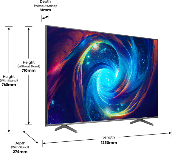 �������� ���� 55 ���� HISENSE ��� 55E7KQ PRO QLED 4K ����� ����
