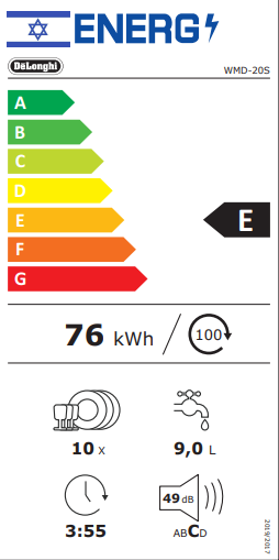 ���� ���� �� 10 ������ ���� DELONGHI ��� WMD20S ���� ������� ����� ����