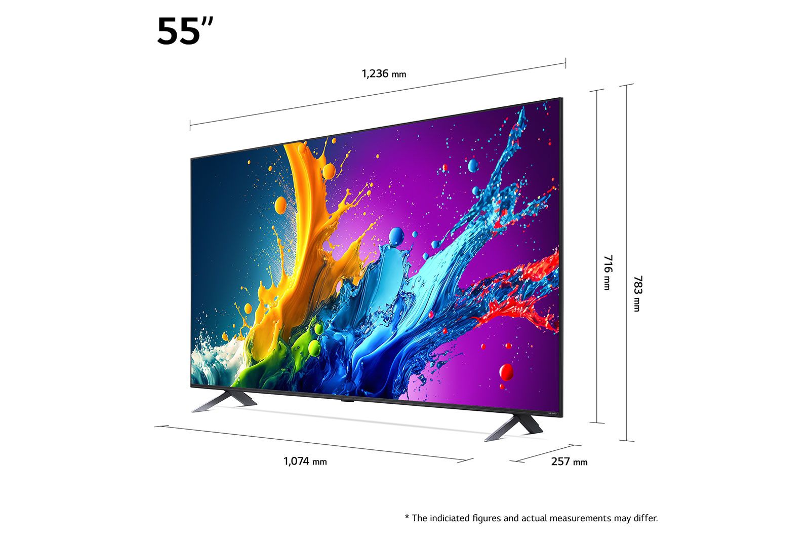 �������� ���� 55 ���� LG 55QNED80T6B QNED 4K ����� ����