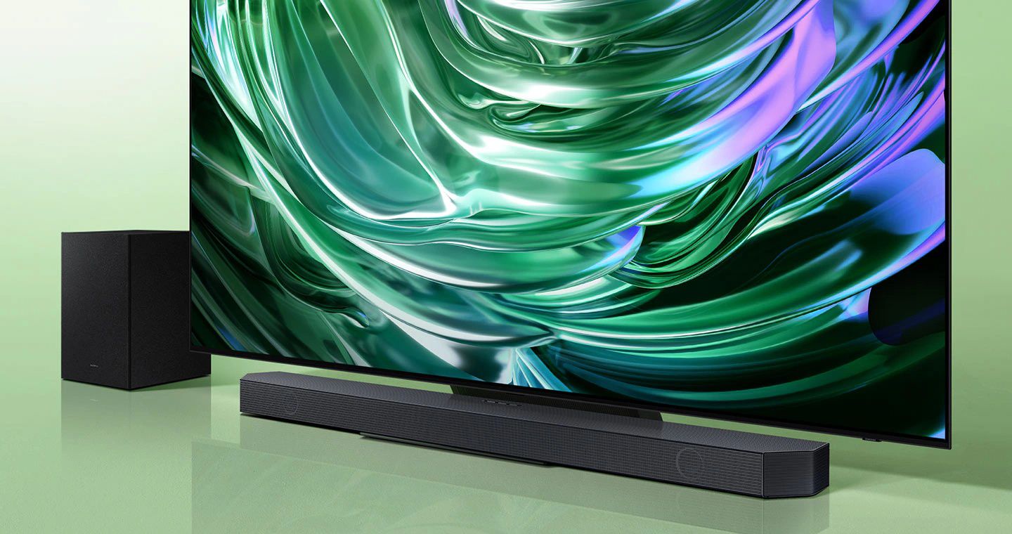 מקרן קול עם סאבוופר Samsung Q700D: חווית קולנוע ביתית מושלמת עם Dolby Atmos אלחוטי וצליל 3.1.2ch אמיתי מסדרת Pro של סמסונג