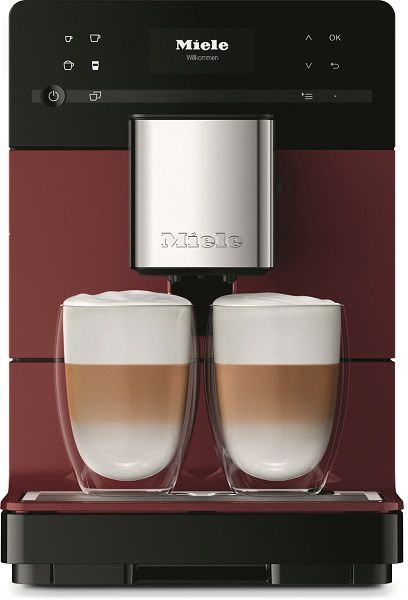 מכונת קפה טוחנת Miele CM5310 Red בצבע אדום ועם מגע OneTouch לשני ספלי קפה בו זמנית!