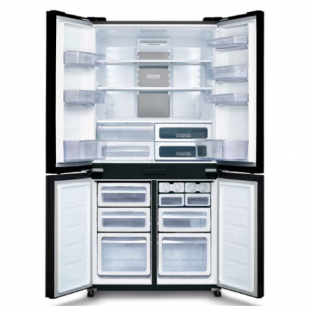 מקרר Sharp SJ-FSRN87-BK פתוח עם חלוקה פנימית מקרר Sharp SJ-FSRN87-BK פתוח עם חלוקה פנימית