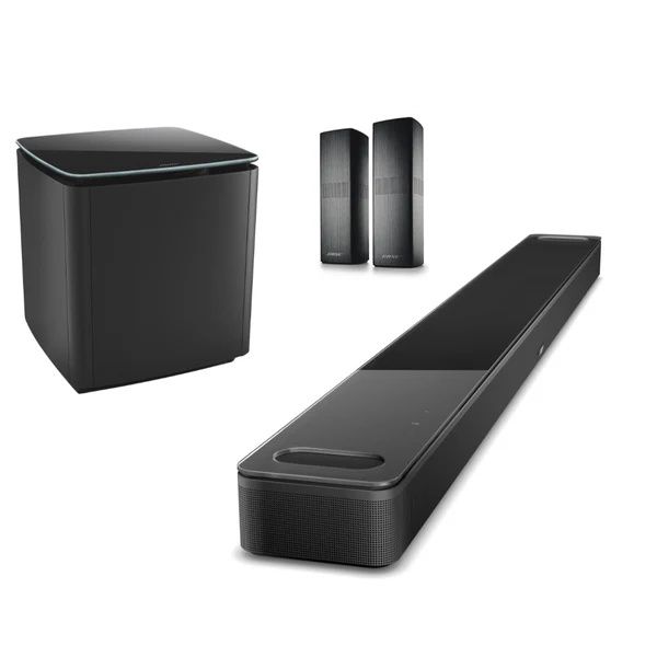 חבילת אולטרה פרמיום BOSE מקרן קול Bose Smart Ultra Soundbar+סאב אלחוטי Module 700 ורמקולי סראונד חבילת אולטרה פרמיום BOSE מקרן קול Bose Smart Ultra Soundbar+סאב אלחוטי Module 700 ורמקולי סראונד