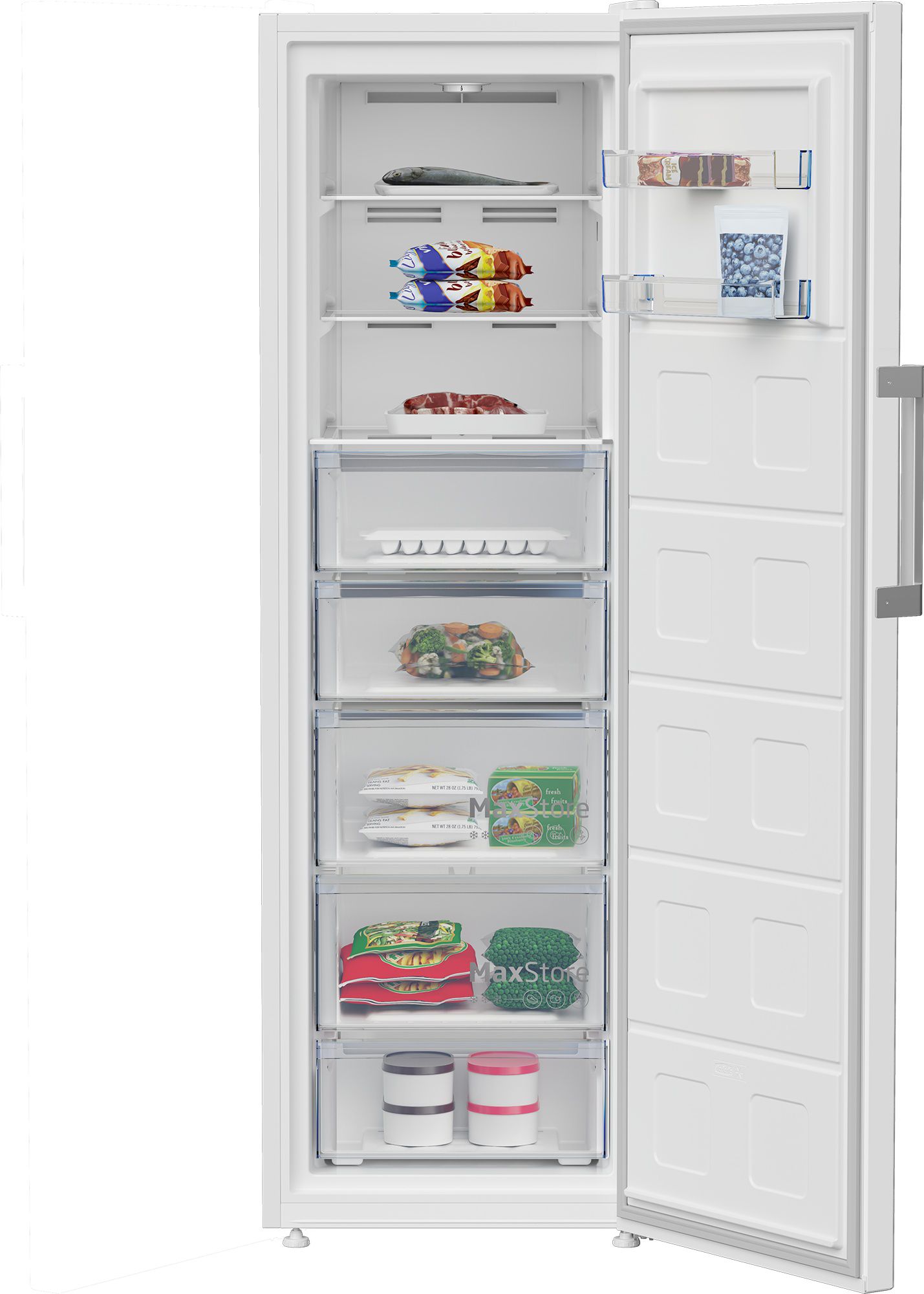 ����� 8 ������ Beko RFNE318L33WP ��� 286 ����