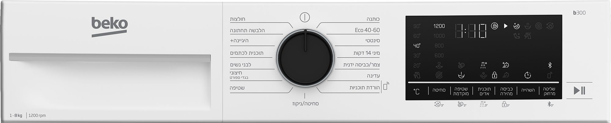 ����� ����� 8 ���� Beko B3WFT58220W ���