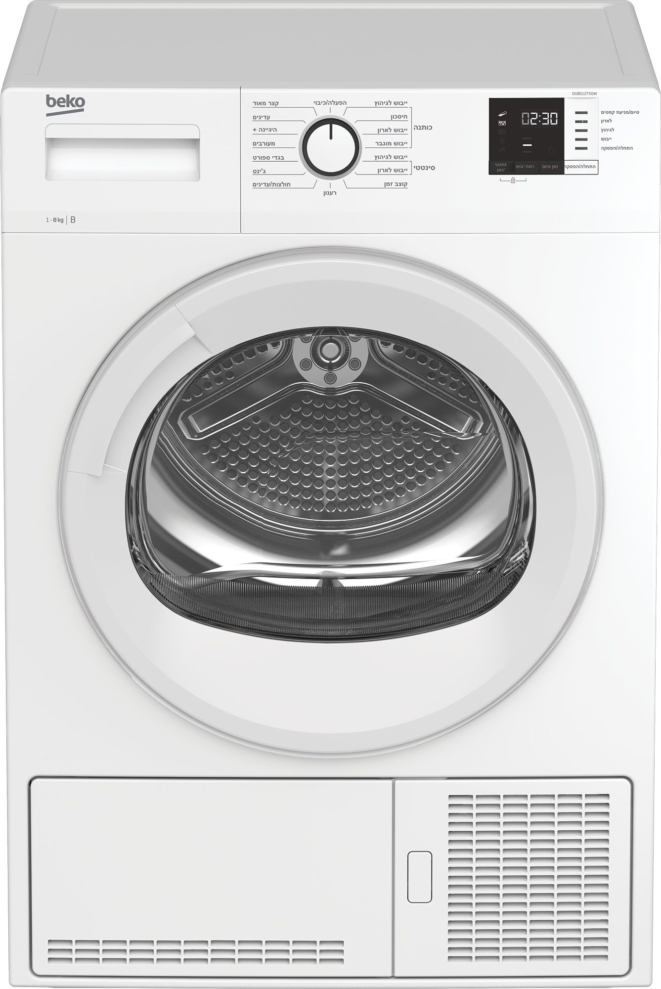 ����� ����� �������� Beko DU8112TX0W ��� - 8 �"�, 15 ������� �����