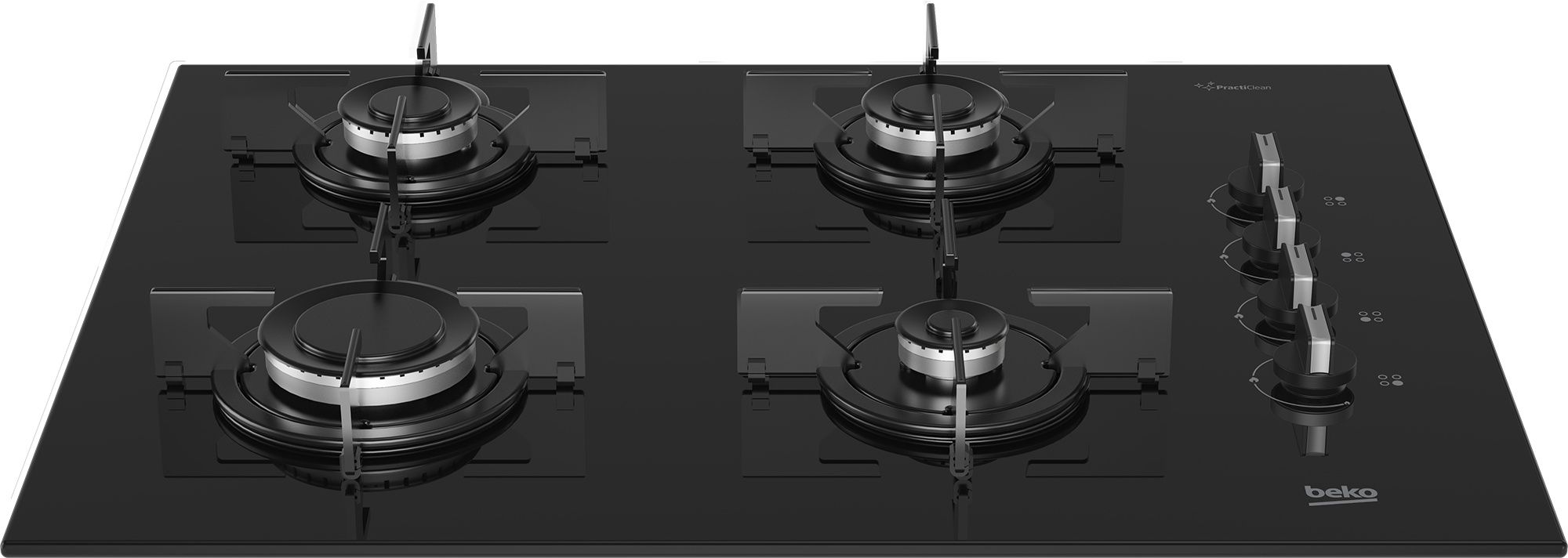 כיריים גז 4 להבות Beko K6510IL שחור כיריים גז 4 להבות Beko K6510IL שחור