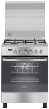 תנור משולב כיריים Zanussi ZCK67326XA נירוסטה תנור משולב כיריים Zanussi ZCK67326XA נירוסטה