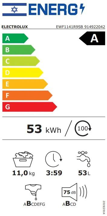 ����� ����� 11 ���� Electrolux EWF1141R9SB ����� ����