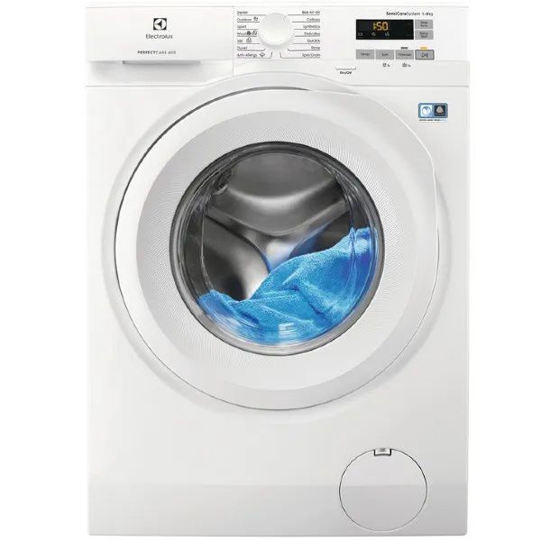 מכונת כביסה 8 קילו Electrolux EA6F5824CXM לבן יבואן רשמי מכונת כביסה 8 קילו Electrolux EA6F5824CXM לבן יבואן רשמי