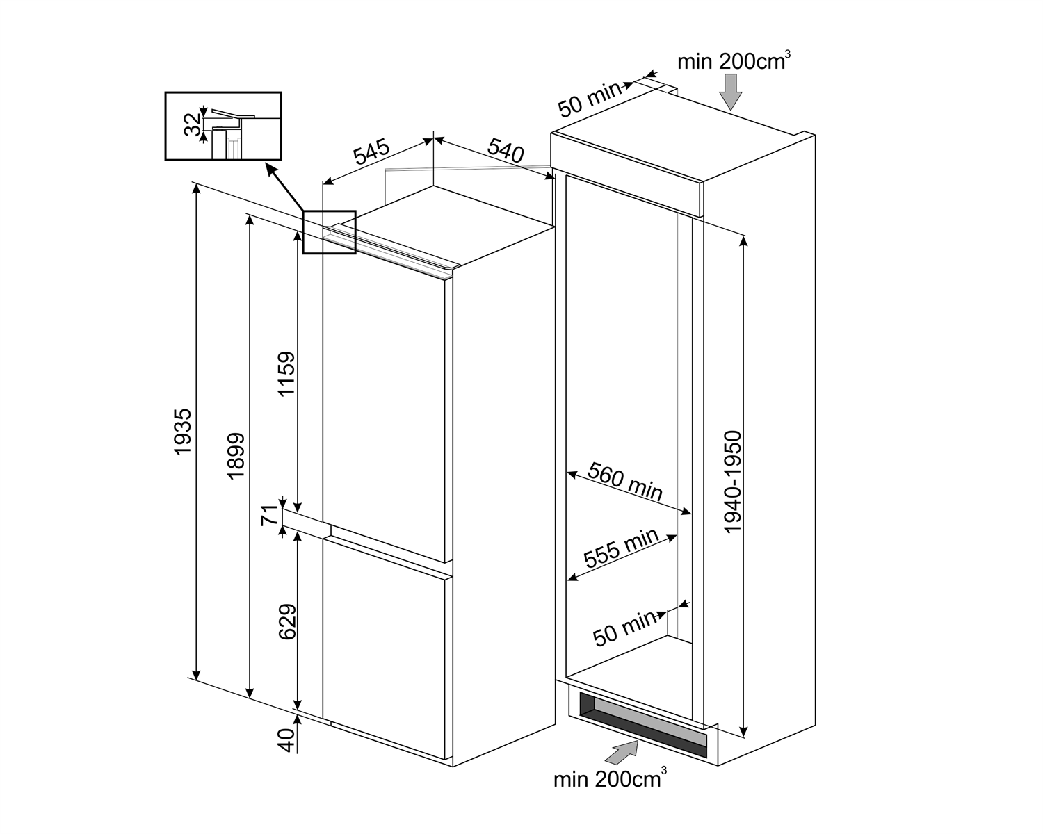 ���� �������� ����� ����� 284 ���� SMEG C8194TNE | ����� �����