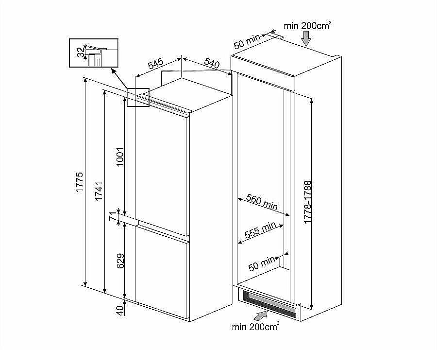 ���� �������� ����� ����� 275 ���� SMEG C8174TNE | ����� �����