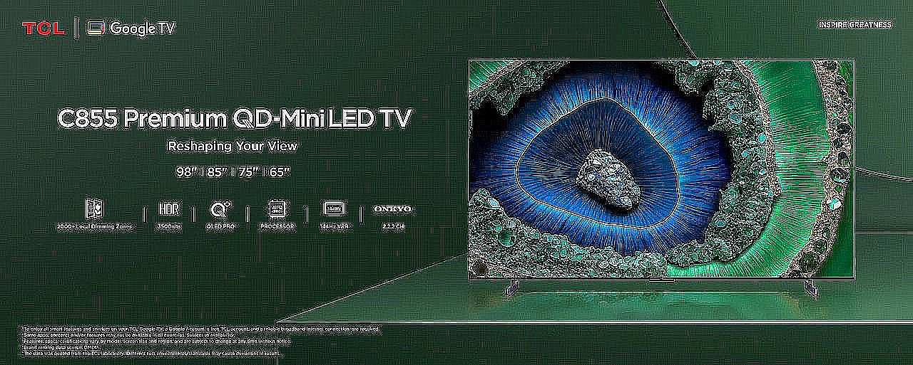 �������� ���� 85 ���� TCL 85C855 Premium QD-Mini LED 4K TV | ����� ����