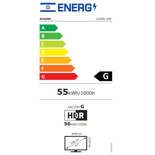 �������� ���� 43 ���� Xiaomi TV A Pro L43MA-SME QLED 4K 43" (2025) - ����� ����