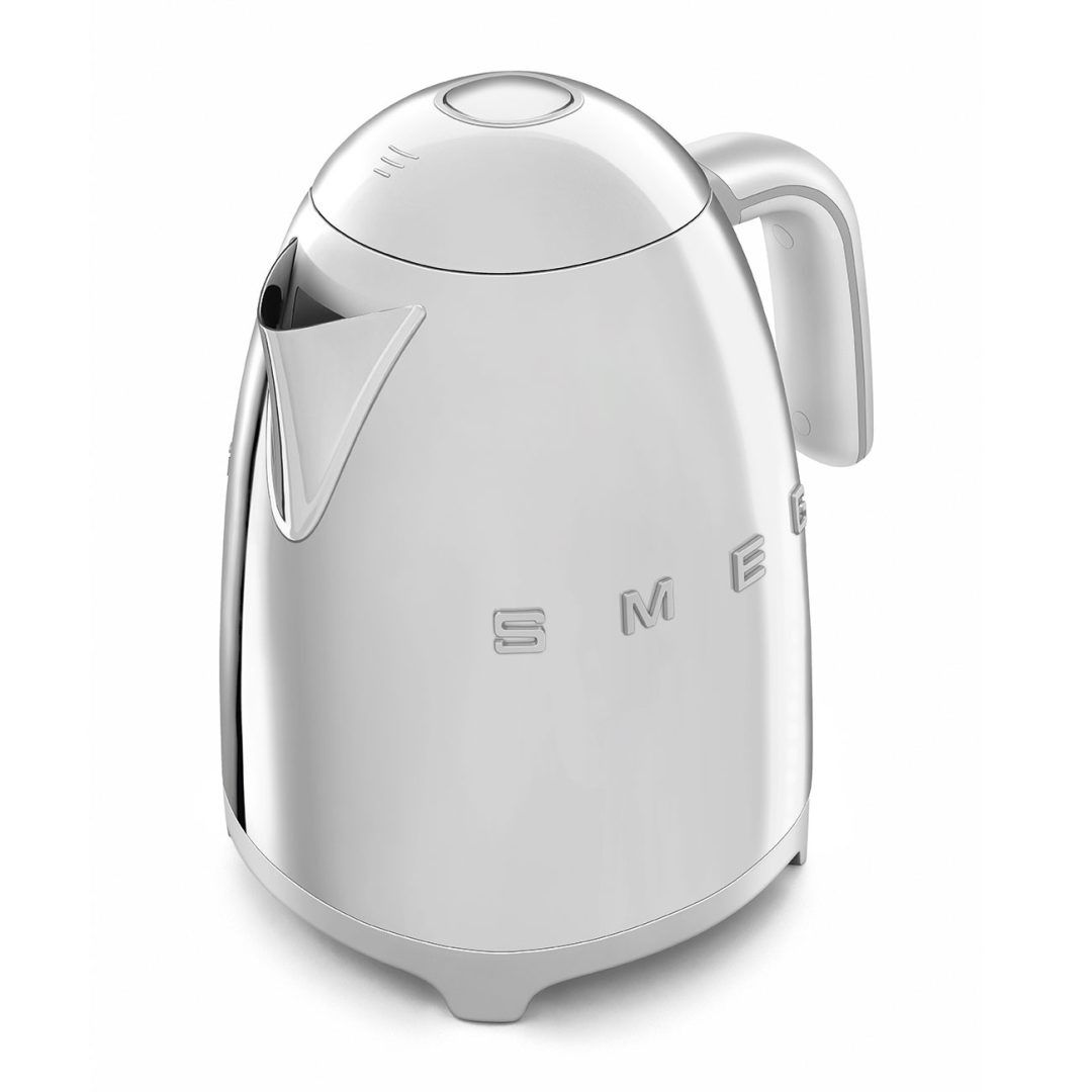 קומקום SMEG KLF03SSEU נירוסטה - מבט צד קומקום SMEG KLF03SSEU נירוסטה מבט צד