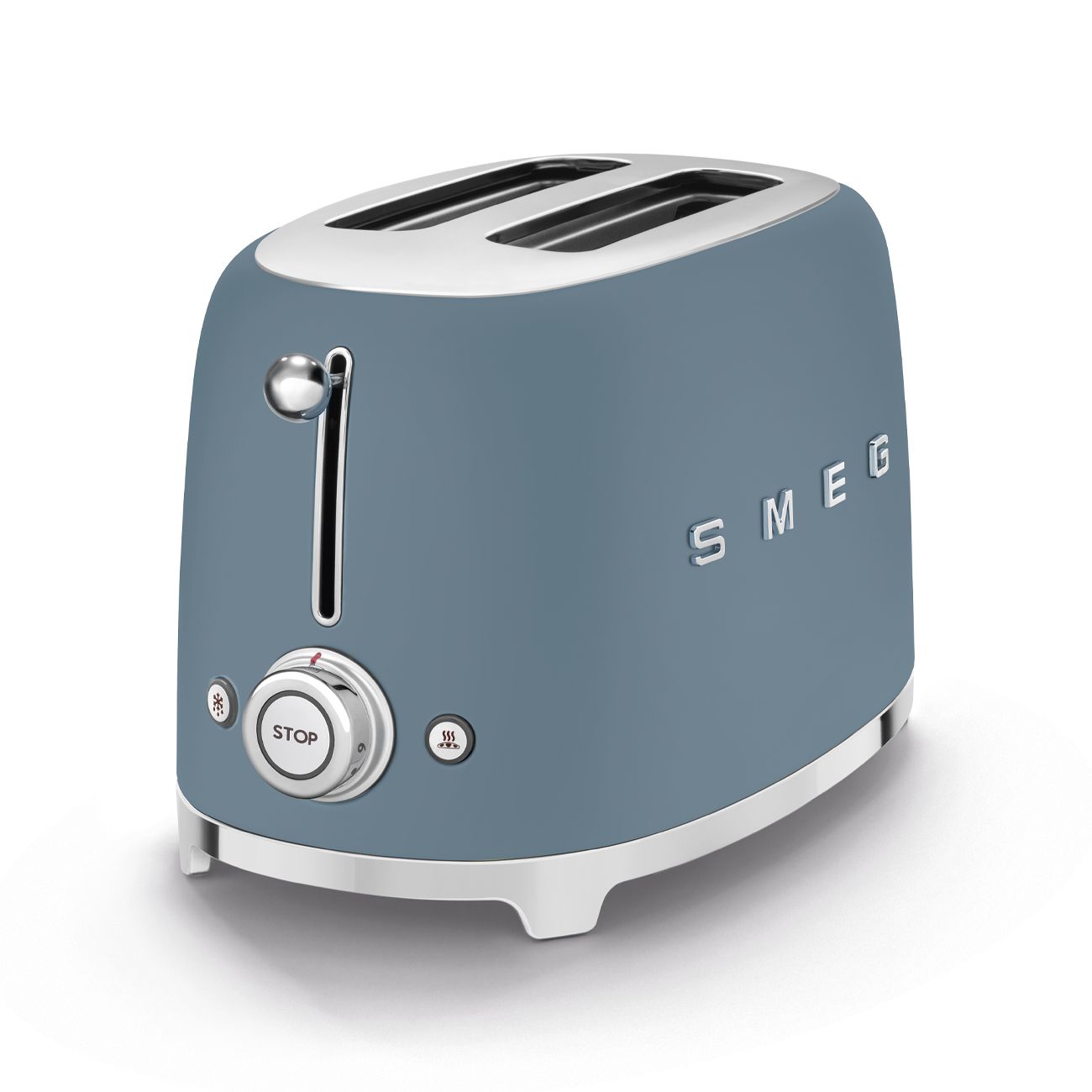 מצנם SMEG כחול מט מסדרת 50's Style מצנם SMEG כחול מט מסדרת שנות החמישים בעיצוב רטרו
