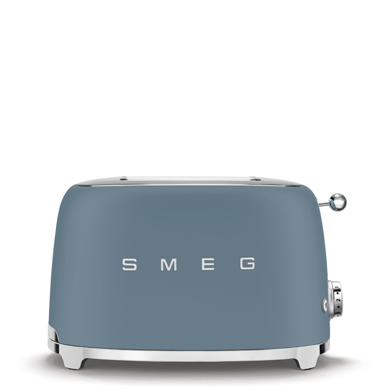 מצנם 2 פרוסות SMEG TSF01SBMEU - פונקציונליות ועיצוב איטלקי מצנם SMEG TSF01SBMEU כחול מט עם שני חריצים רחבים