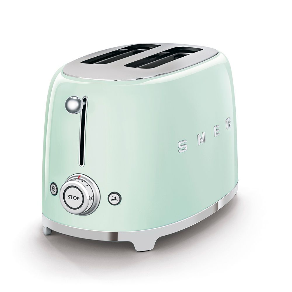 מצנם SMEG TSF01PGEU ירוק פסטל עם שני חריצים רחבים